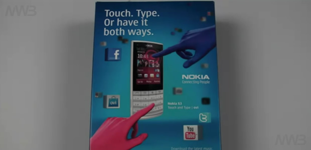 Nokia X3-02 unboxing